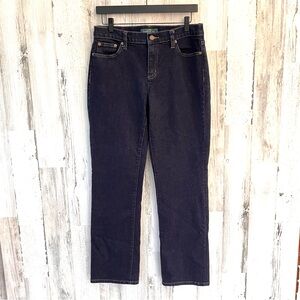 Lauren Ralph Lauren Women’s  Straight Leg Dark Blue Denim Jeans Size 10.. 30X30